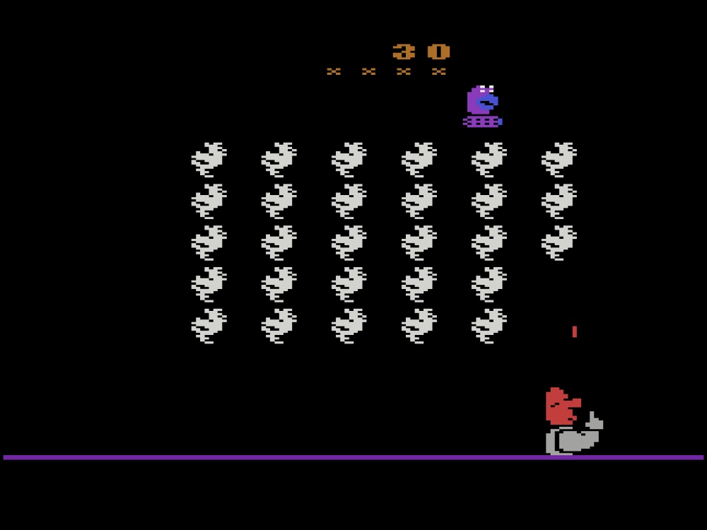 Gameplay of Pigs In Space for Atari 2600